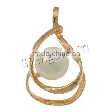 Gets.com brass 18 k rose gold necklace with pendant