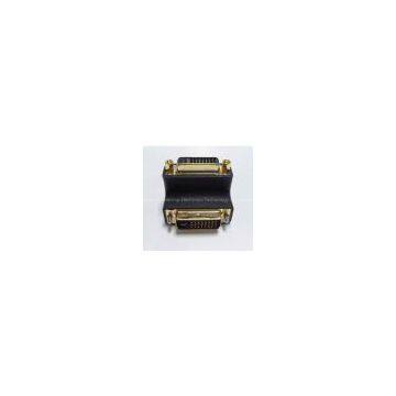 DVI connector ,VGA  ADAPTER( Male to Female 90Degree )