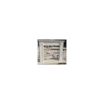 marble and granite fireplace