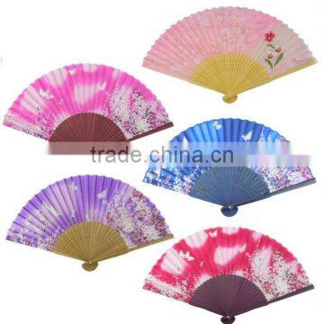 2014 Decorative Folding Paper Fan Bamboo Fan with Holes,Factory Supply Customized Foldable Hand Bamboo Fans