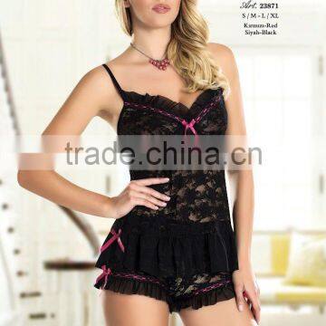 sexy short sets women babydoll Turkish lingerie