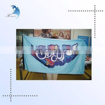 Hot sale oil paint artistic printed fabric flag banner