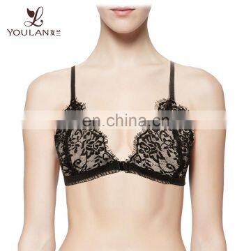 Front Closure Wholesale Girls Sexy Lace Bralette Bra