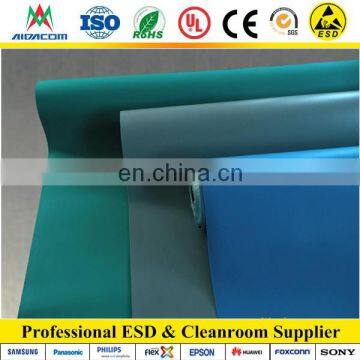 High temperature resistance ESD mat, Dull or shiny rubber antistatic mat