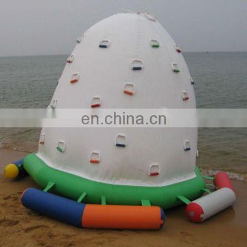 water inflatable iceberg climbing wall games for adults and kids