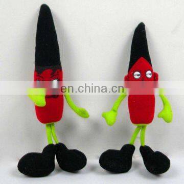 cute plush and stuffed paprika vegetable toy