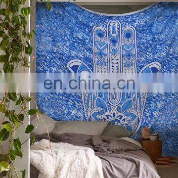 Indian Fatima Mandala Ethnic Queen Size Wall TApestry Throw Bohemian Bed Sheet