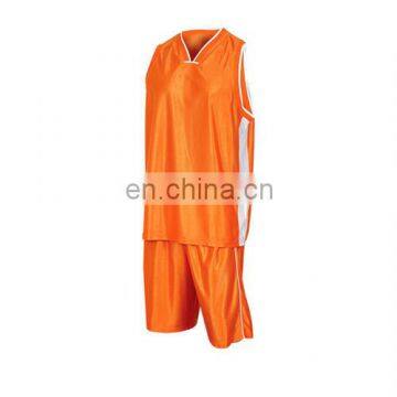 New Design 100% Polyester Plain Basketball Uniforms