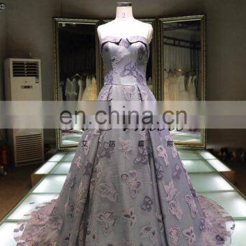 China alibaba taaffeta off shoulder wedding dress 2016 Romantic Off Shoulder Women Apparel embroidered Evening Dress