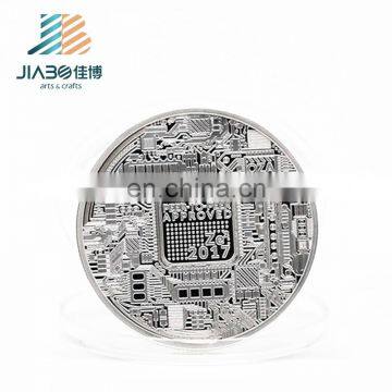 Custom Design 3d Logos Have Stock Molds Gold Silver Copper Plating Bitcoin Promotion Coin photo-4