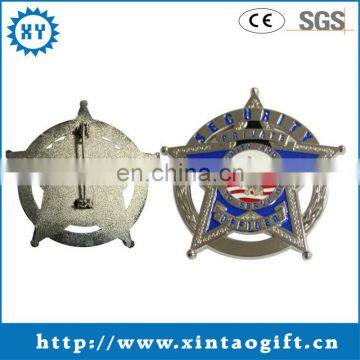 2014 custom metal vintage badge china supplier