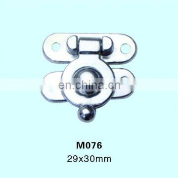 Decorative metal lock clasp for wooden box