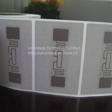 860-960MHz Long Range Passive RFID Sticker Tag for Logistics Tracking