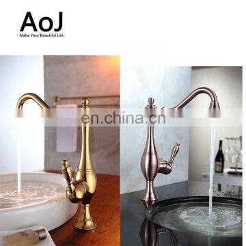 AOJIE Hot Sale Single Hole Brass Classic High Quality Basin Mixer  Faucet