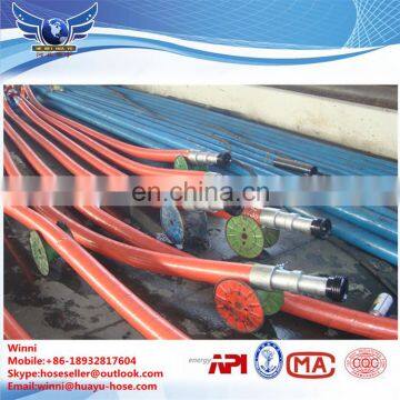 high working pressure rotary oil well drilling hose / vibrator hose