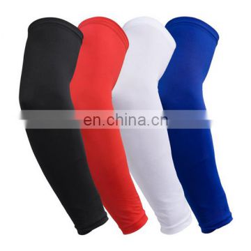 Fashion breathable sports elbow support brace warmers non-slip exercise friendly compression arm sleeve