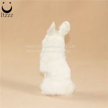 2019 High Quality Simulation Animals Lifelike Rabbit for Home Decoration photo-2