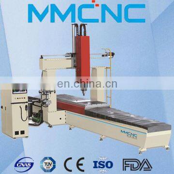 Milling atc 5 axis cnc router machine for foam wood plastic