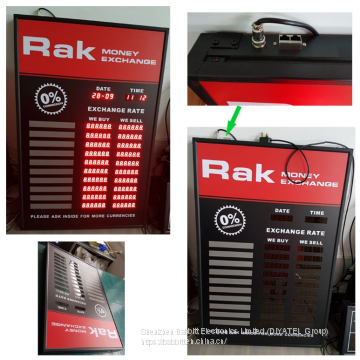 PC Electronic Exchange Rate Board Electronic Currency Exchange Rate Board Display photo-4