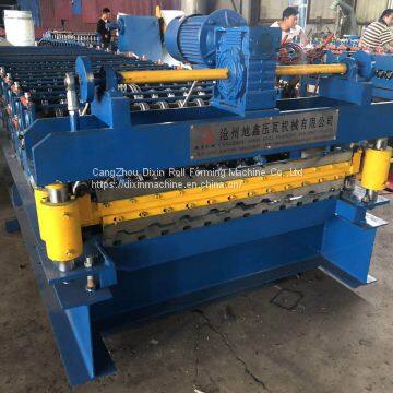 Roof Tile Trapezoidal Double Layer Roll Forming Making Machine for China photo-5