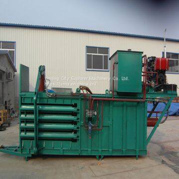 Small horizontal diesel hydraulic baler   Straw rice straw hydraulic Shearer