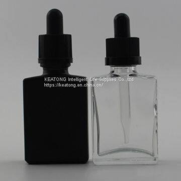 Factory Wholesale Cosmetic 30ML Clear Glass Bottles Frosted Essential Oil Glass Dropper Bottle photo-5