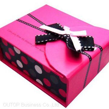 OUTOP Packaging Wholesale Retail Packaging Logo Printed Magnetic Gift Boxes photo-3