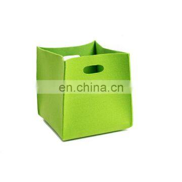 Manufacturer Wholesale  colorful decoration household felt fabric basket