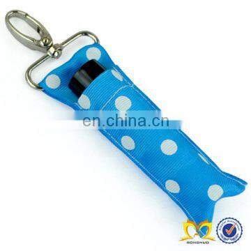 Colorful Polka Dots Promotional Gifts Chapstick Key Holder Cheap Keychains In Bulk photo-5