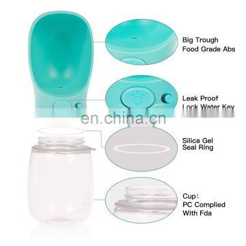 Wholesale Factory Manufacturer RTS Plastic Travel Drink Feeder Portable Pet Dog Water Bottle photo-4