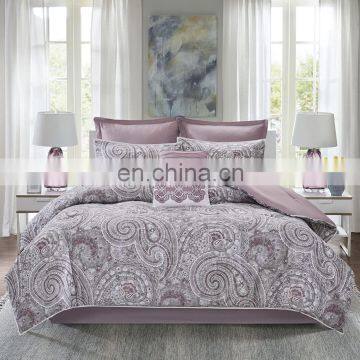 Kashmir 8 Piece Comforter Set Hypoallergenic Microfiber Lightweight All Season Paisley Print Bedding Set photo-2