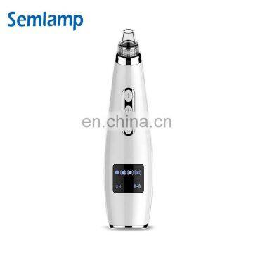 Portable Face Vacuum Suction Nose Blackhead Remover Electric Acne Comedone Extractor Kit With LED Display for Women & Men photo-3