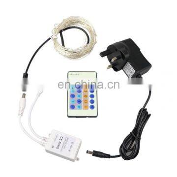 10 100 LED Light Decoration With 24 Keys Remote Control Copper String Led for Wedding Party photo-2