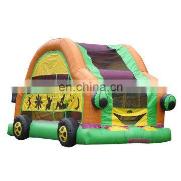 Car Shape Inflatable Frog Bounce House Jumping Castle Bouncer For Children