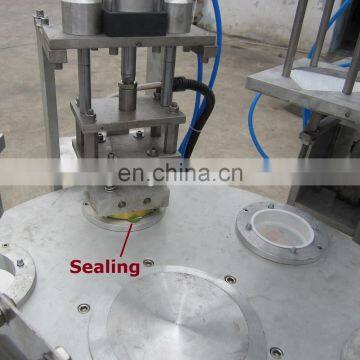 Shanghai Machinery Automatic Rotary Ice Cream Cup Filling and Sealing Sealer Machine photo-4