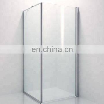 New Style Sliding Bathroom Curved Tempered Shower Glass photo-5
