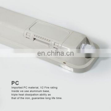 PC transparent strip cover IP65 led Vapor Proof Light