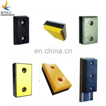 2020 Easy to Clean Yellow UHMWPE Dock Buffer Low-friction and Sliding C-Marine Dock Bumpers Dock Corner Bumpers photo-2