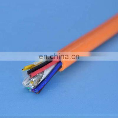 0.75mm twisted pair cable 8 core shielded copper PUR cable for pipe crawler