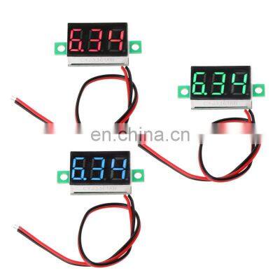 Digital Voltmeter 0.36inch  2-wires DC 2.50 to 32.0V LED Volt Meter Voltage Gauge