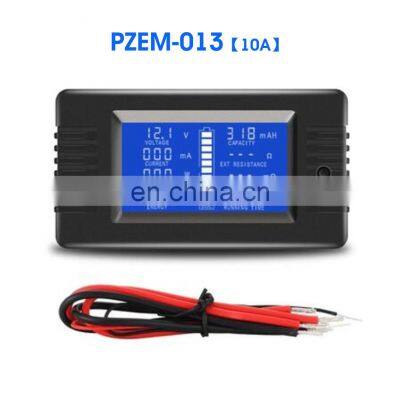 PZEM-013 0-200v 0-10A Dc Ammeter Digital Battery Tester Ammeter Voltmeter Power Energy Impedance Resistance Capacity Watt Meter