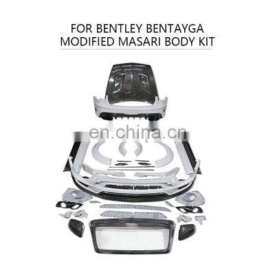 for Bentley Bentayga 2016-2020 Front Bumper Grille Grid- Left and Right With ACC photo-4