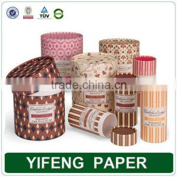 Recycle Hot Stamping Printing Cylindrical Gift Box photo-4
