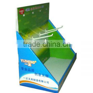 China manufacturer cardboard hanging pop up counter display