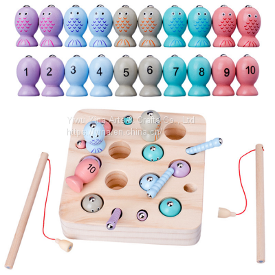 Wooden Magnetic Fishing Game photo-5