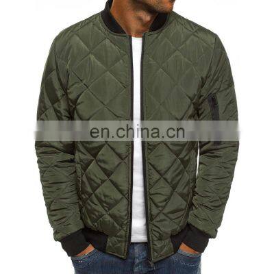 Wholesale men's casual clothes autumn and winter men's cotton jacket Bomber Jacket Puffer Quilted Jacket men's bread bubble coat