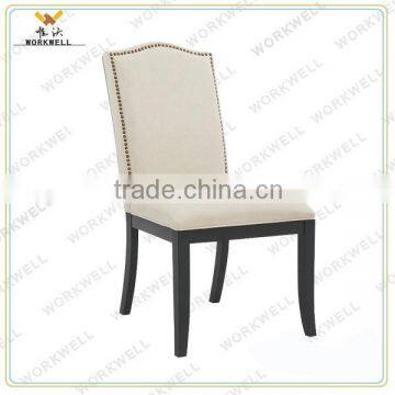 WorkWell puhigh quality dining room chair with high Rubber wood legs Kw-D4153