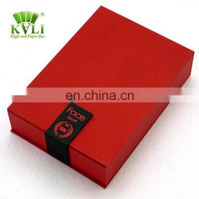 Individual own brand book shape clamshell cardboard packaging