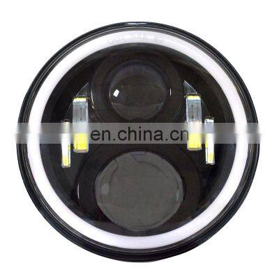 Lantsun для Jeep J L J223 для Jeep Wrangler LED фары с LED кольцом для Jeep JK Wrangler 2007 - 2017 photo-2