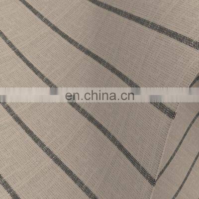 Best Selling Factory Direct Supply Linen Rayon Fabric Yarn Dyed Stripes For Garments photo-3